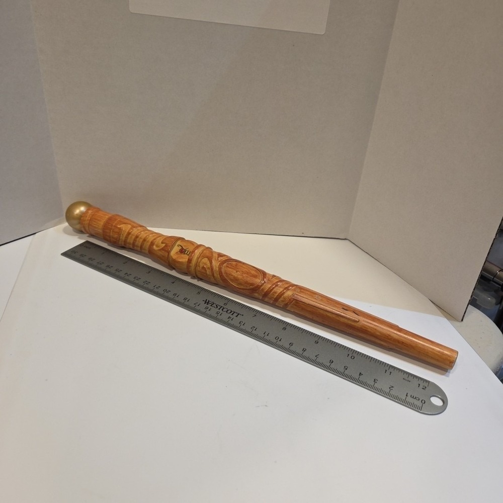 Great Wolf Lodge Magiquest Engraved Wood Wand‎ - Untested
